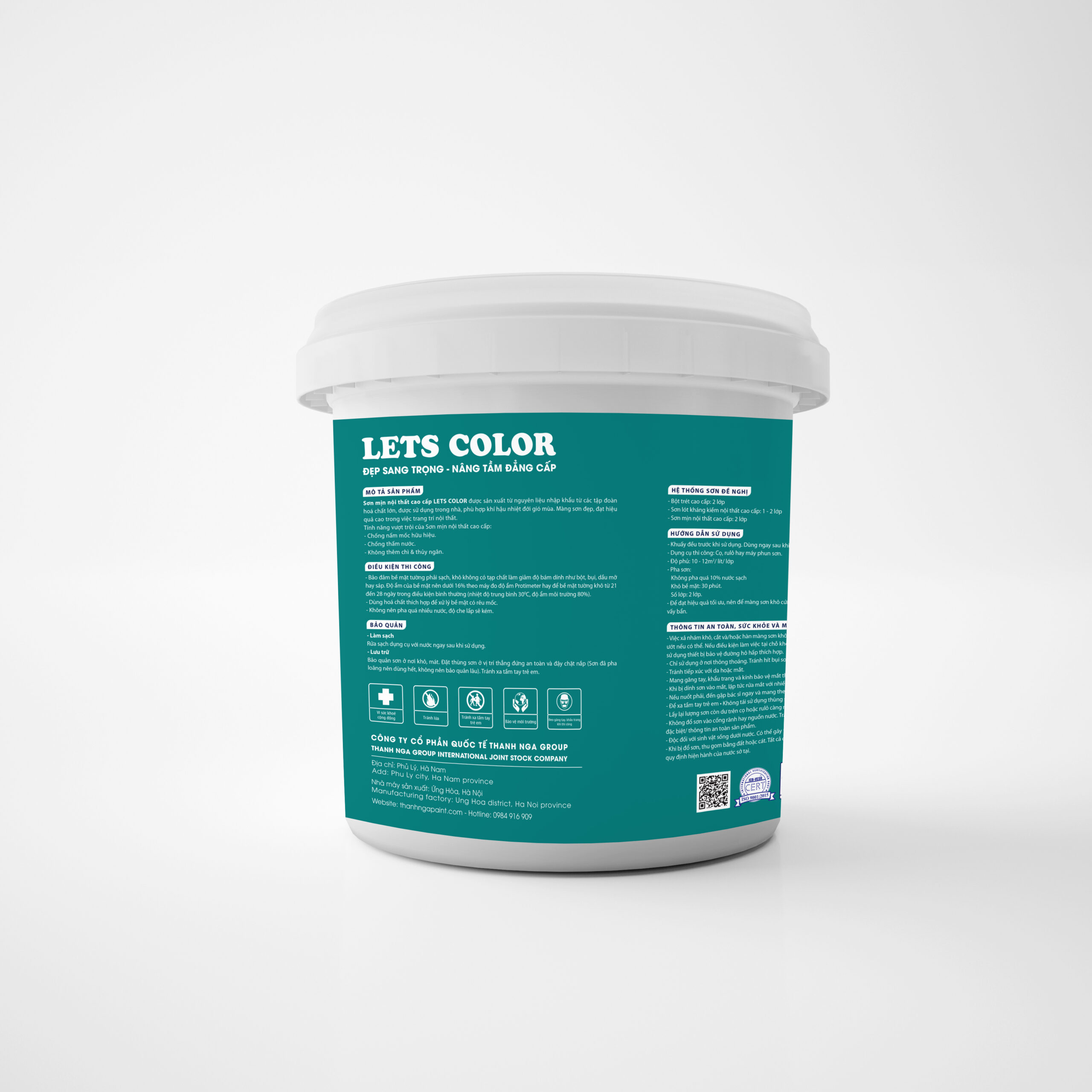 Sơn mịn nội thất Lets Color TN-01 Sơn mịn nội thất Lets Color TN-01