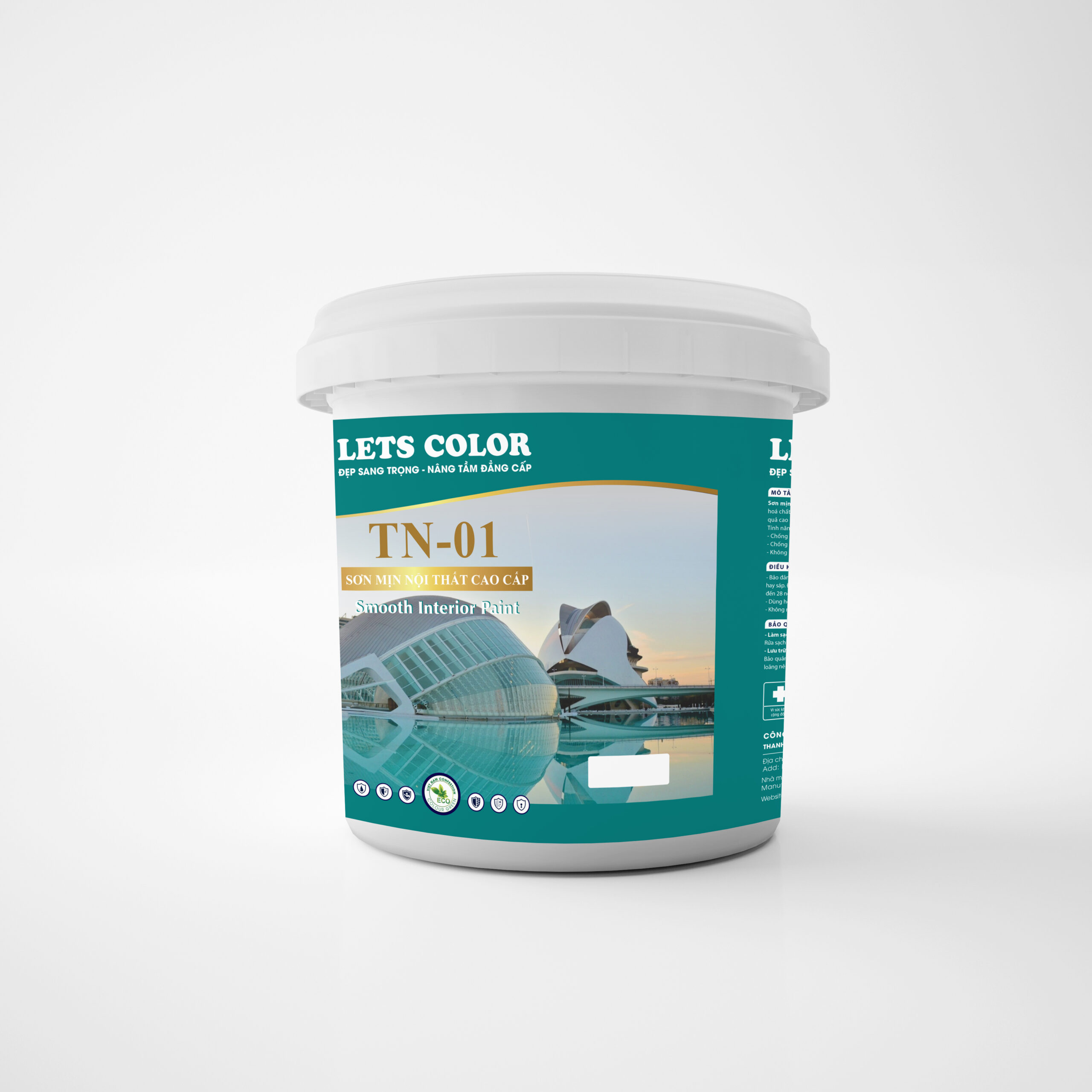Sơn mịn nội thất Lets Color TN-01 Sơn mịn nội thất Lets Color TN-01