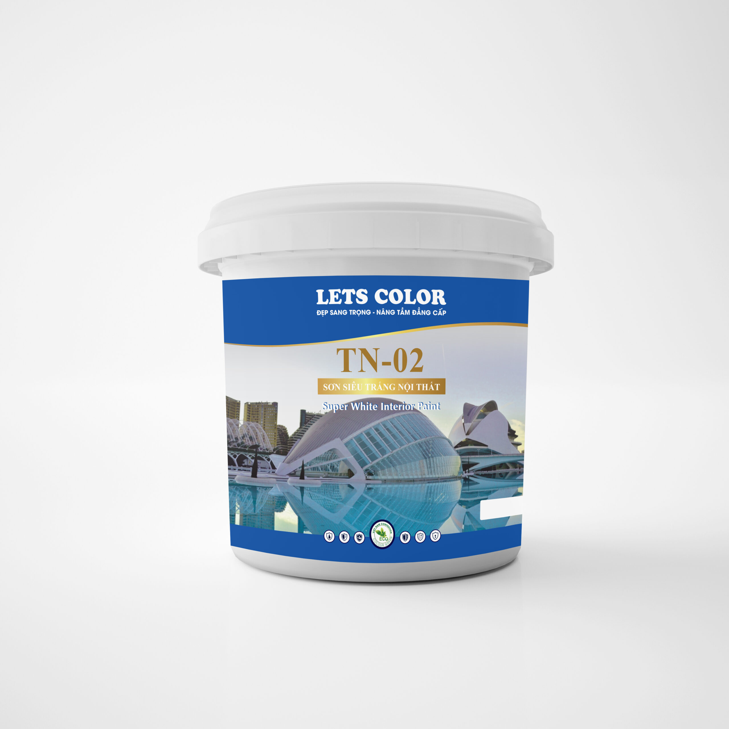 Sơn siêu trắng nội thất Lets Color TN-02 Sơn siêu trắng nội thất Lets Color TN-02