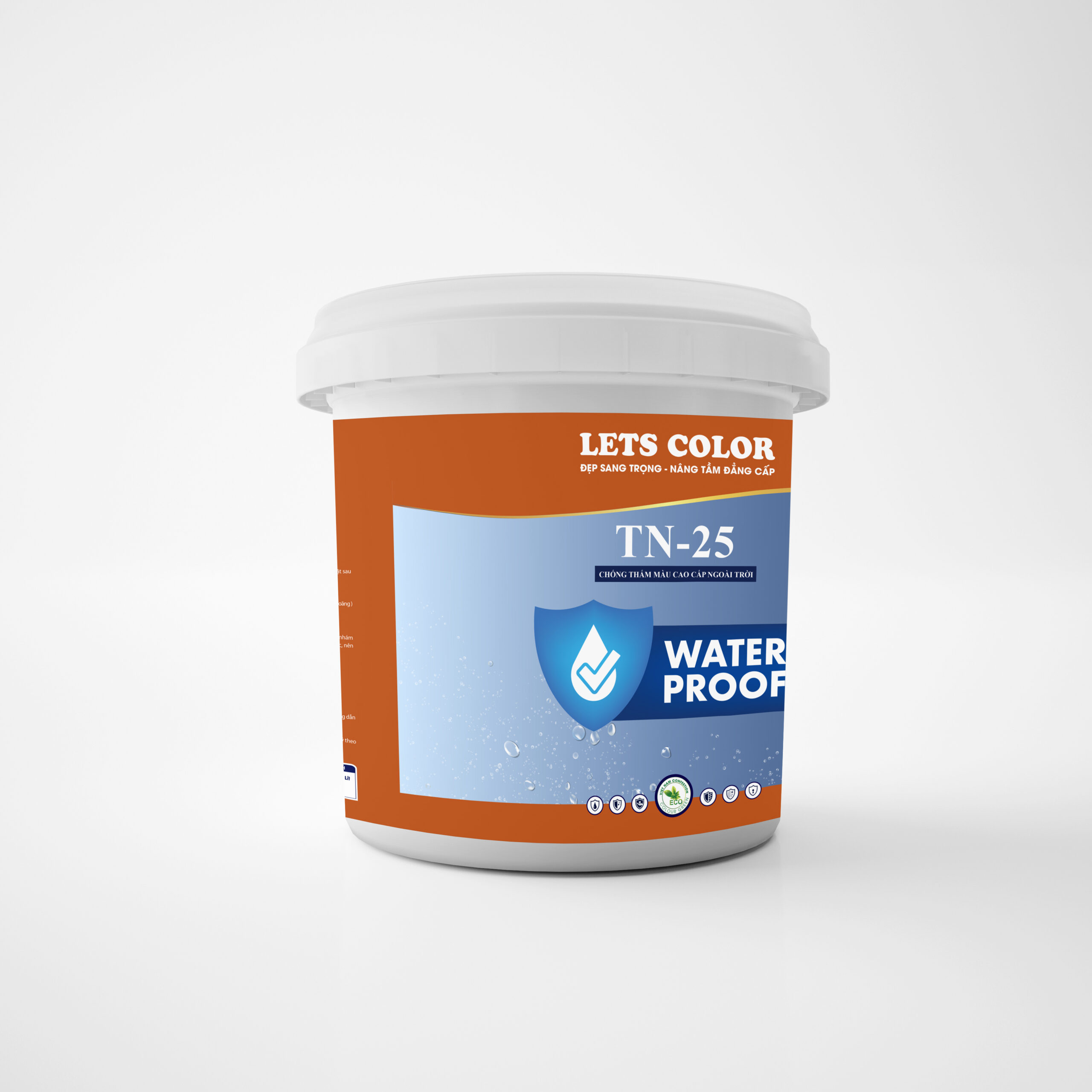 Sơn chống thấm màu TN-25 Lets Color Paint Sơn chống thấm màu TN-25 Lets Color Paint