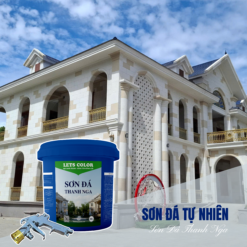 Sơn đá hạt tự nhiên cao cấp Lets Color (5 lít)