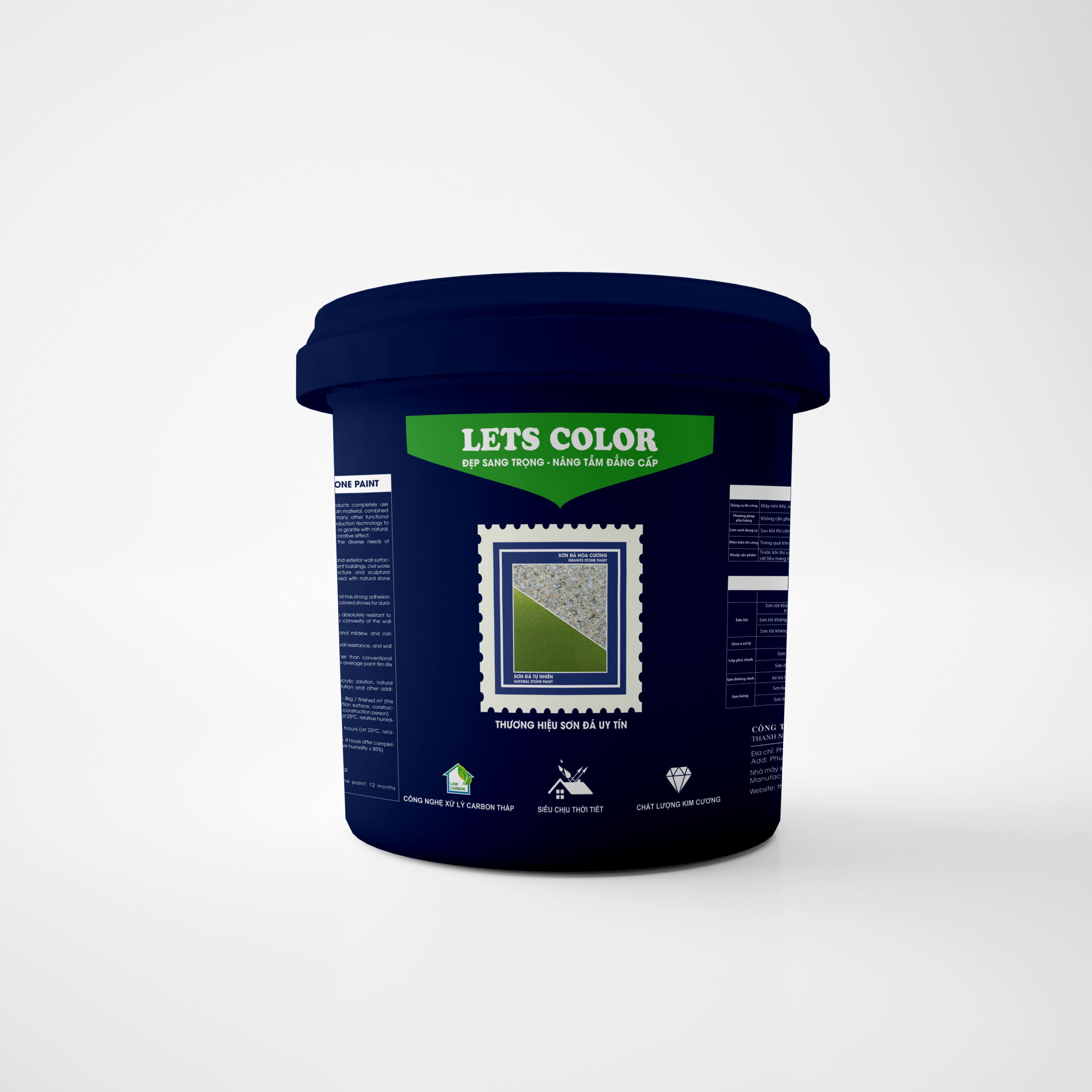 Sơn đá cẩm thạch cao cấp LetsColor Sơn đá cẩm thạch cao cấp LetsColor