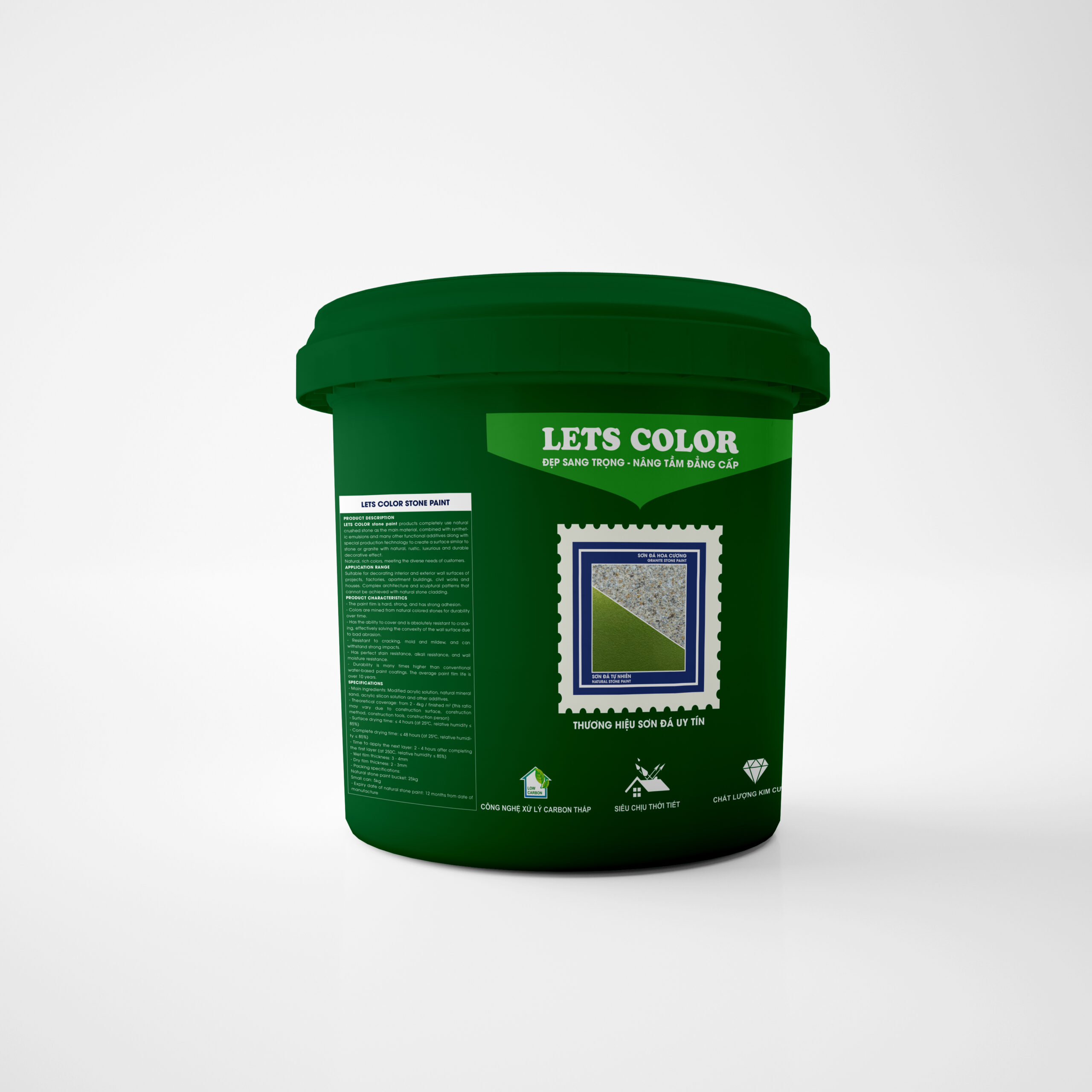 Sơn đá tự nhiên LetsColor Sơn đá tự nhiên LetsColor