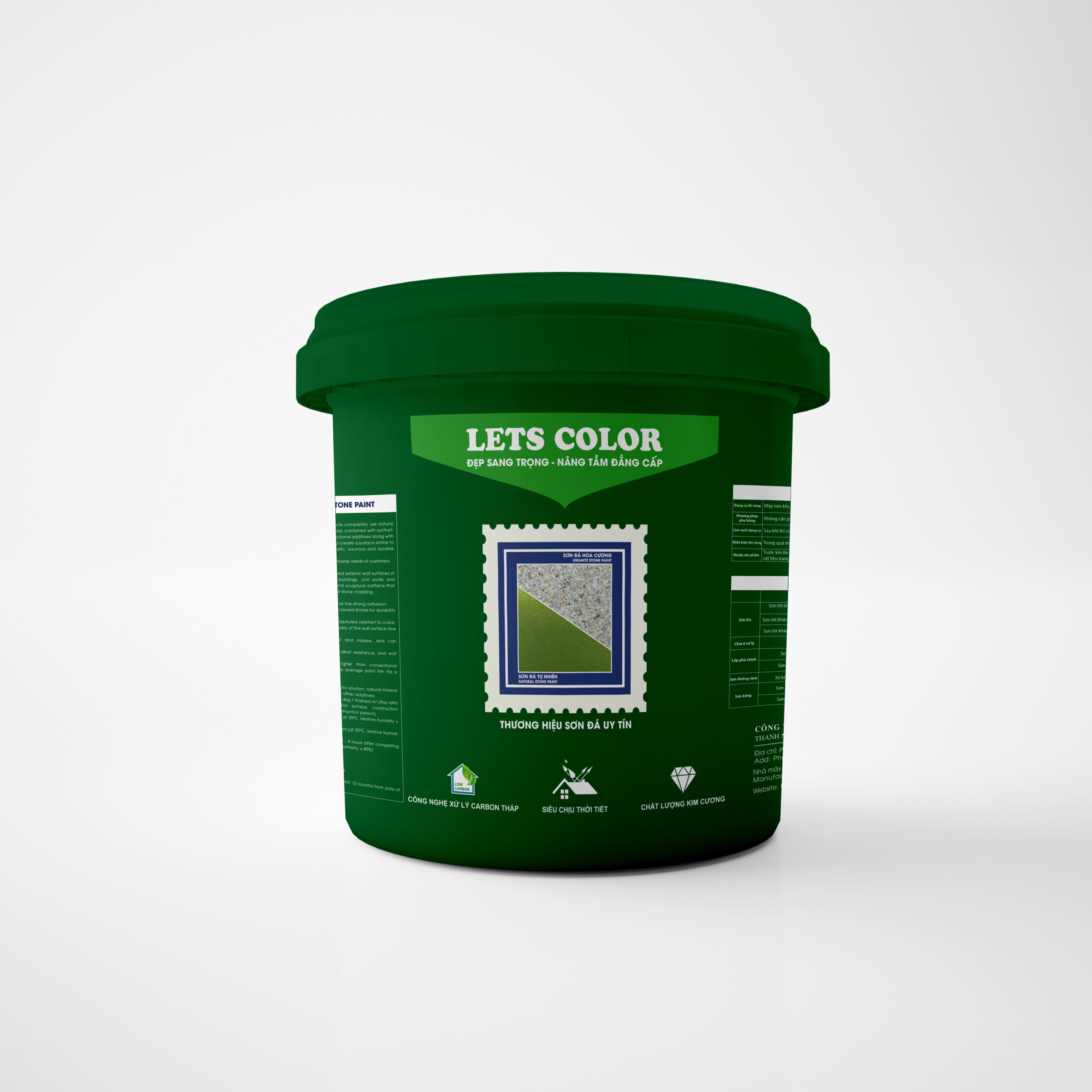 Sơn đá tự nhiên LetsColor Sơn đá tự nhiên LetsColor