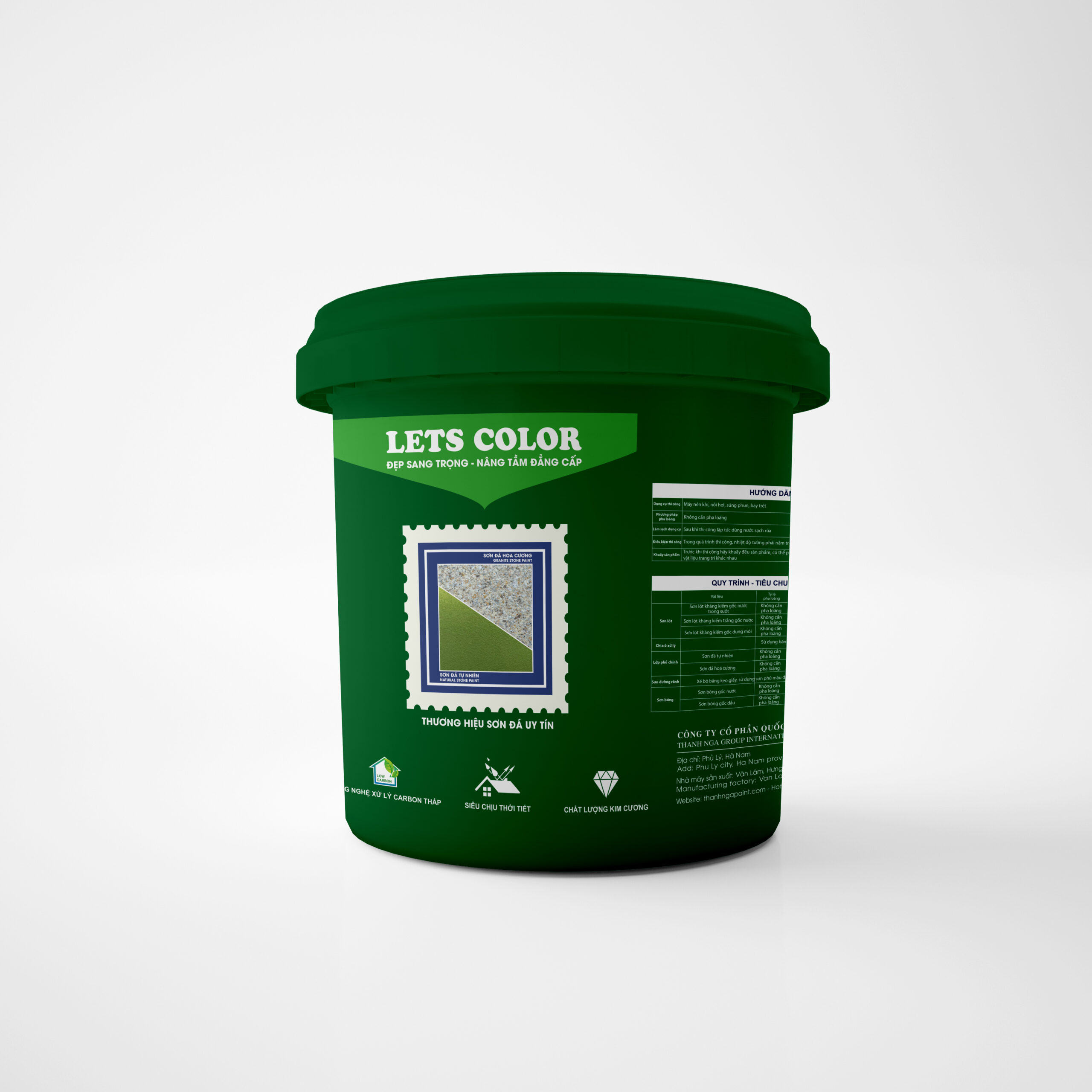 Sơn đá tự nhiên LetsColor Sơn đá tự nhiên LetsColor