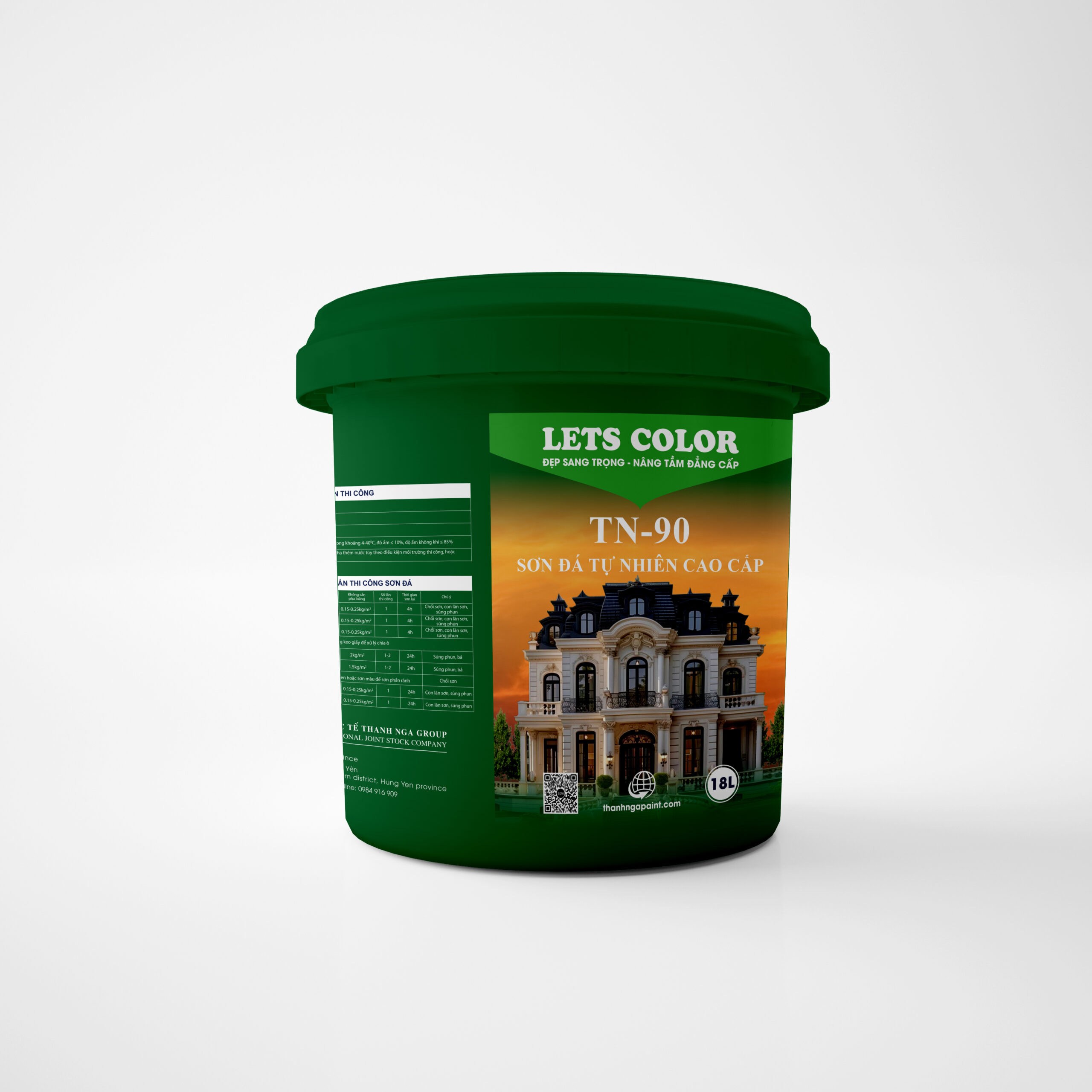 TN-90-Vo thung son da tu nhien 4 Sơn đá tự nhiên LetsColor