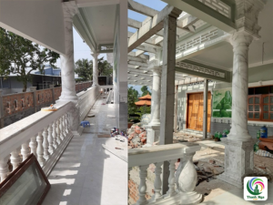 Cách sơn đá cẩm thạch