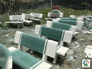 Giải pháp sơn ghế đá