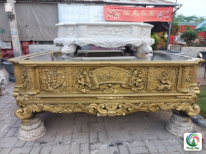 Sơn giả đá cho chậu cảnh