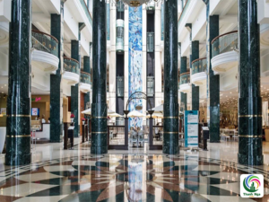 Sơn giả đá màu xanh