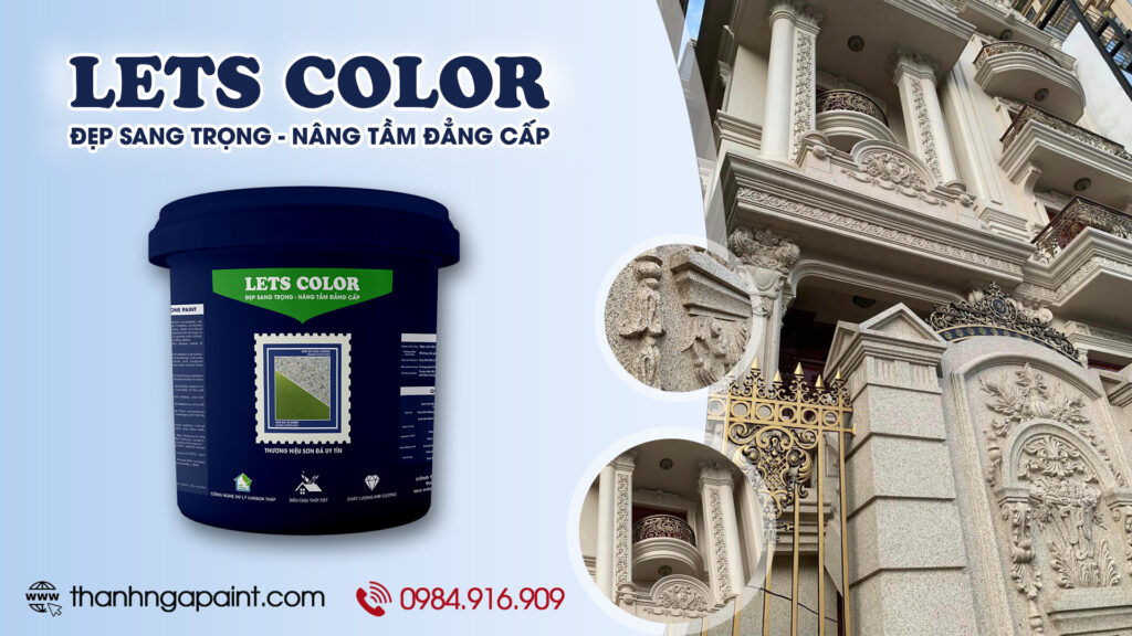 Banner sơn đá Lets Color