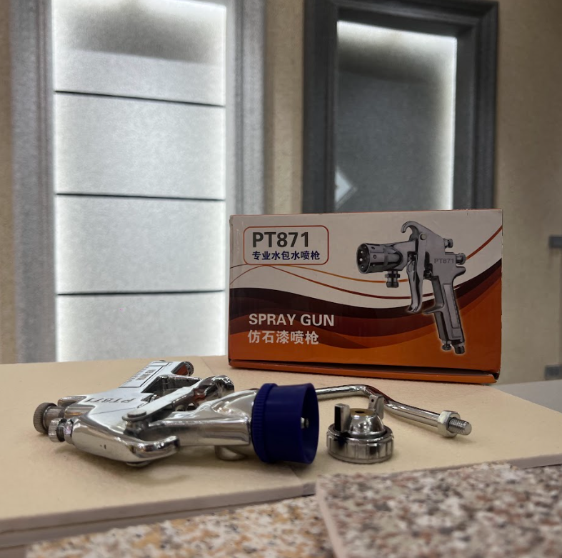 súng phun sơn đá PT 871 súng phun sơn đá PT 871