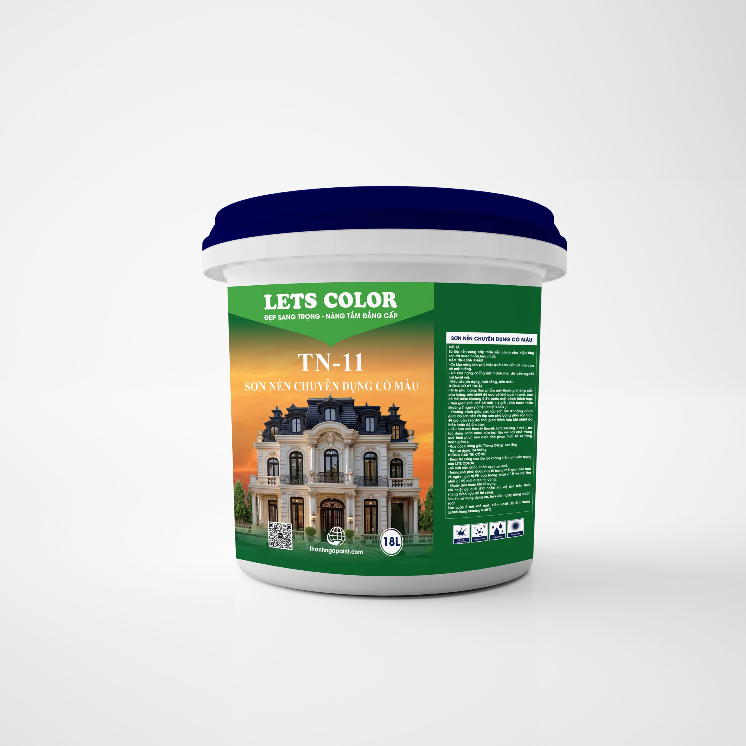 Sơn nền cao cấp LetsColor Sơn nền cao cấp LetsColor