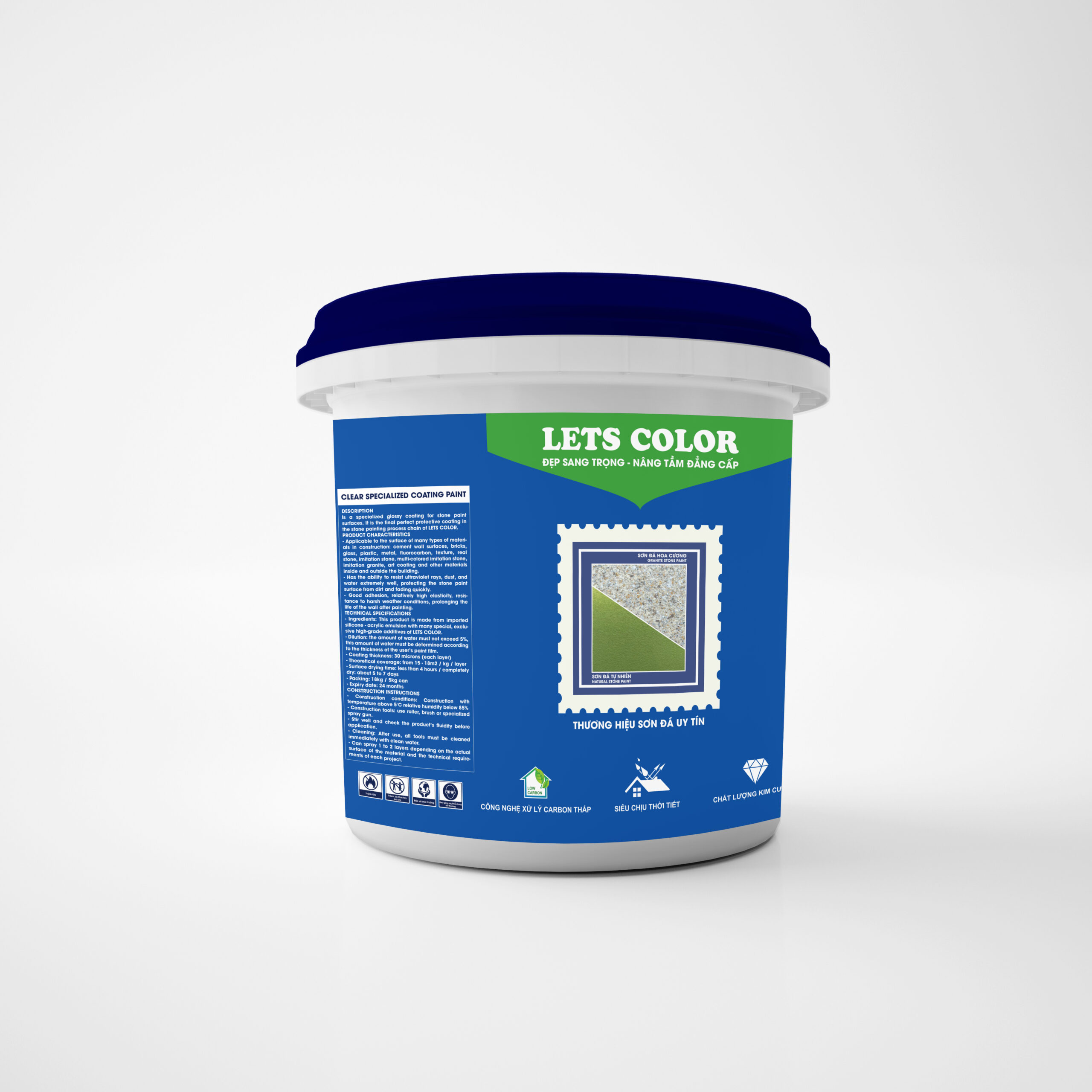 Sơn phủ bóng cao cấp LetsColor Sơn phủ bóng cao cấp LetsColor