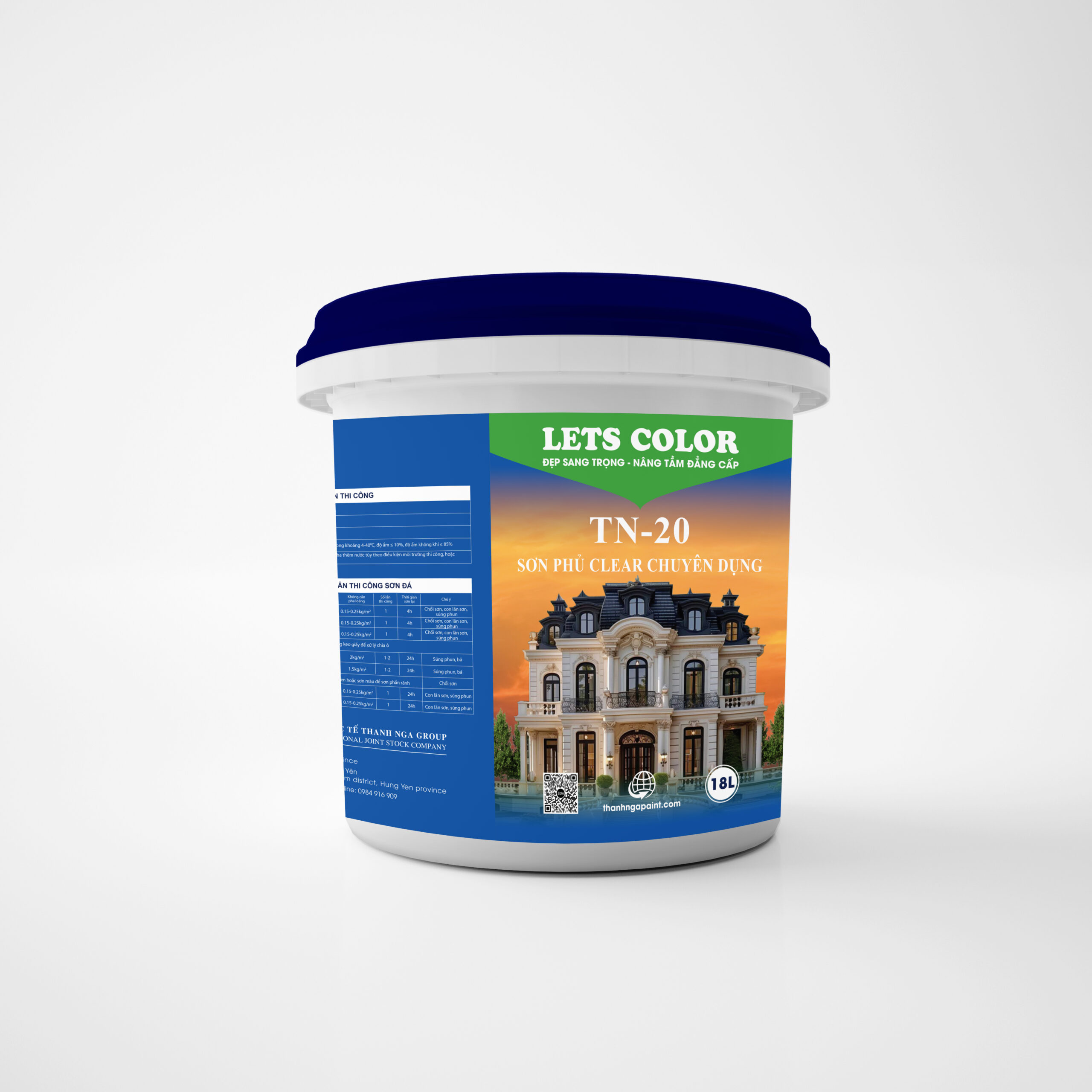 Sơn phủ bóng cao cấp LetsColor Sơn phủ bóng cao cấp LetsColor
