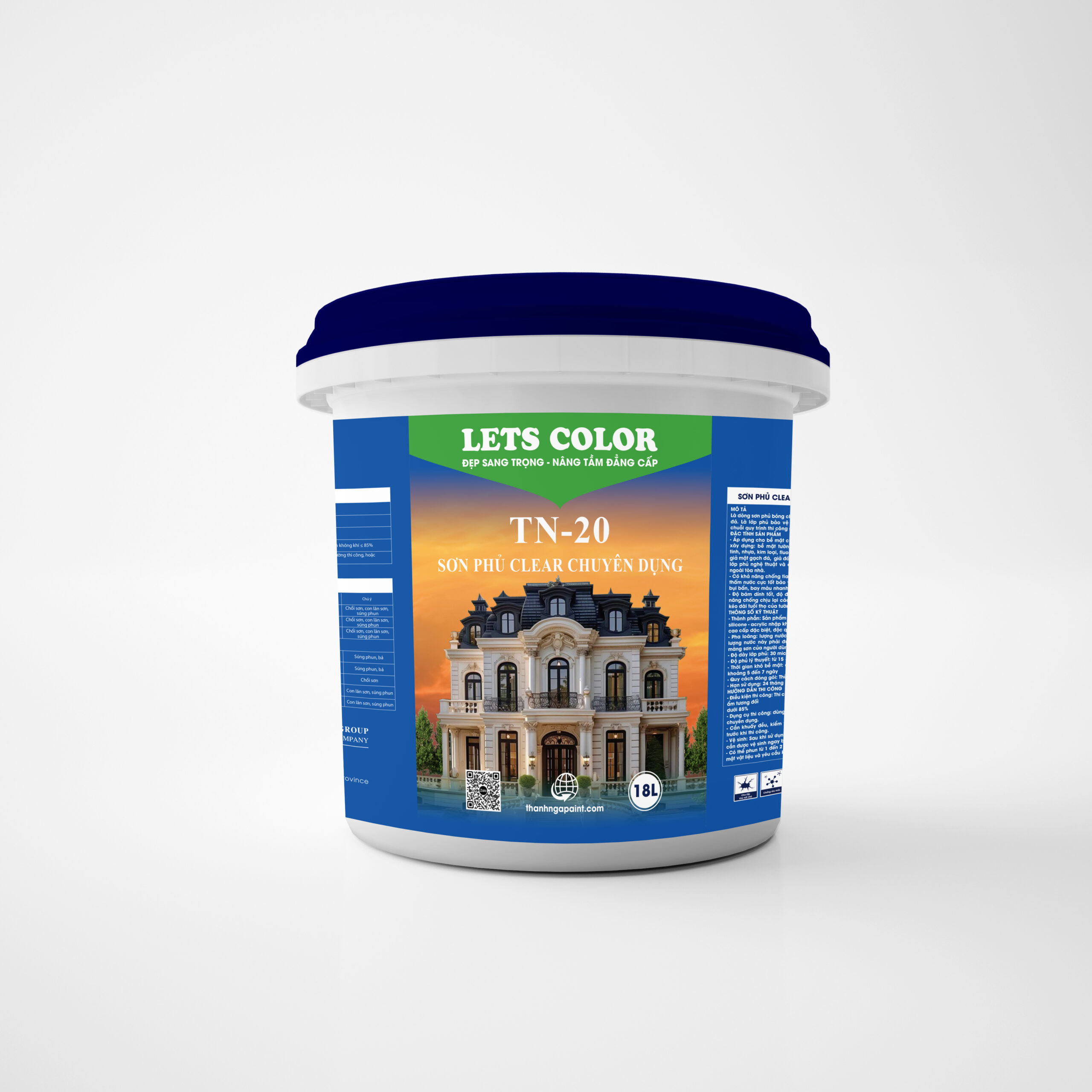 Sơn phủ bóng cao cấp LetsColor Sơn phủ bóng cao cấp LetsColor