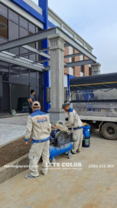 Đội ngũ thi công sơn đá