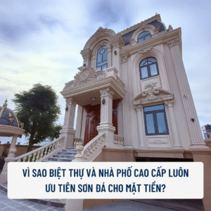sơn đá biệt thự