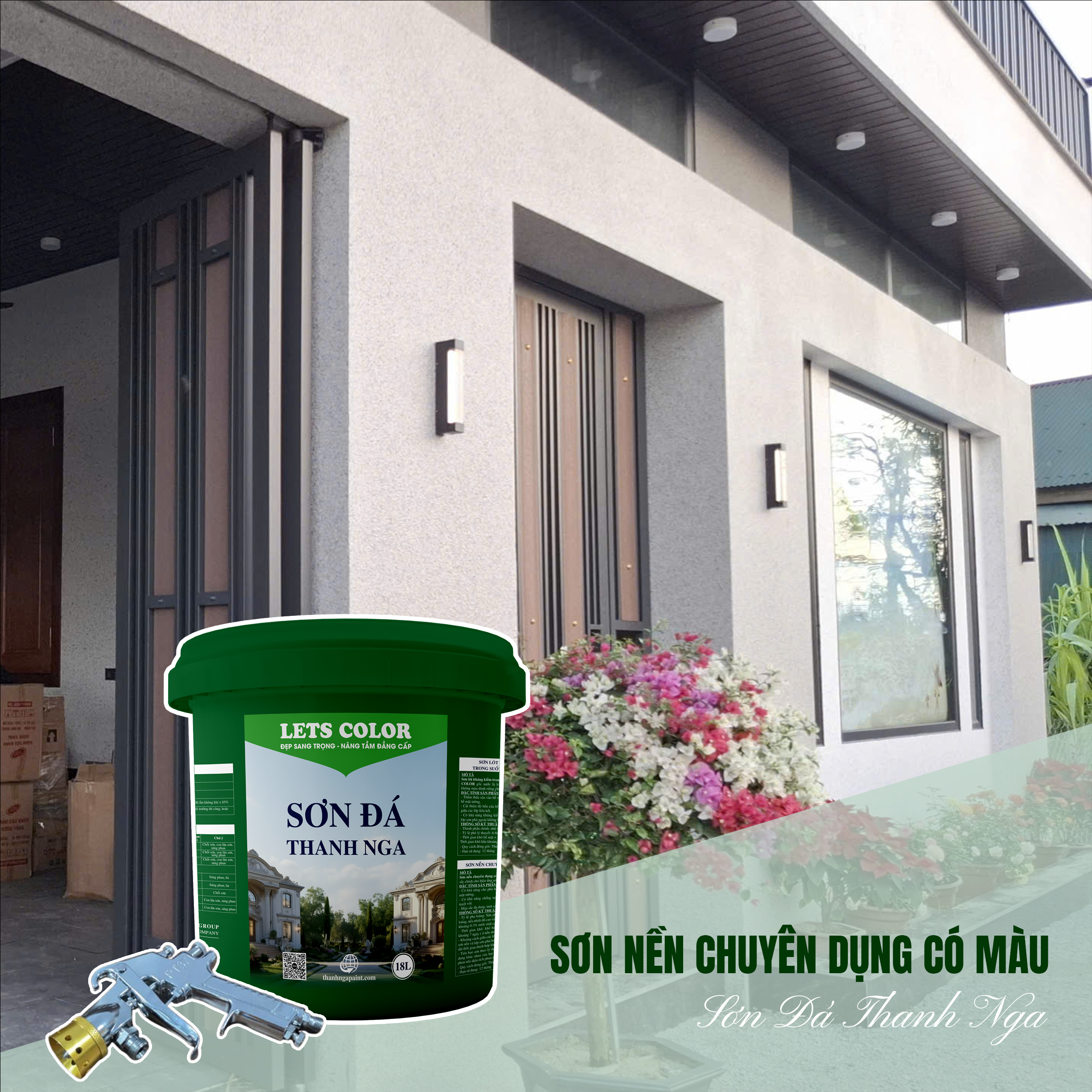 Sơn nền chuyên dụng cao cấp LetsColor (25 lít)