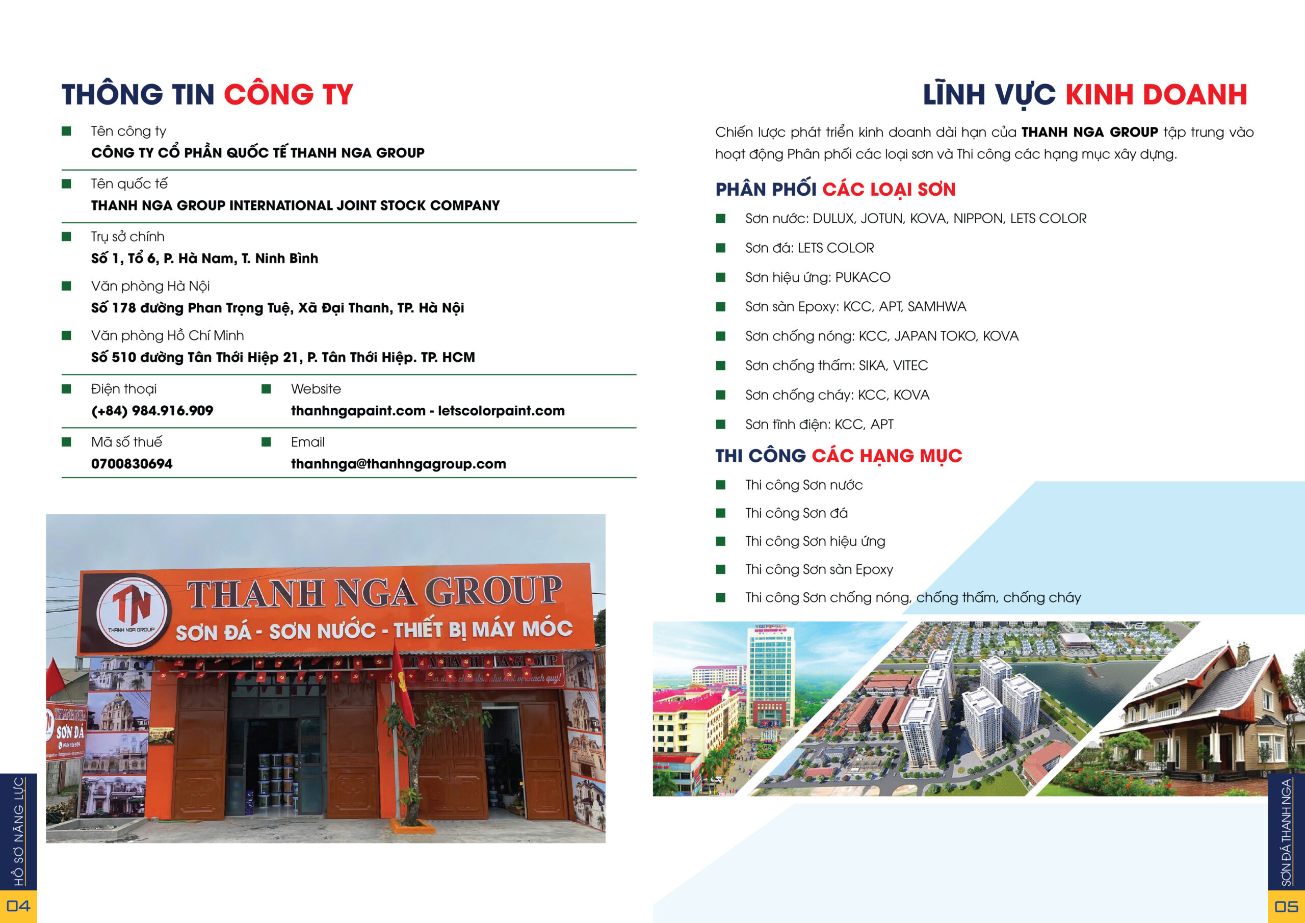 Hồ sơ năng lực Sơn Đá Thanh Nga