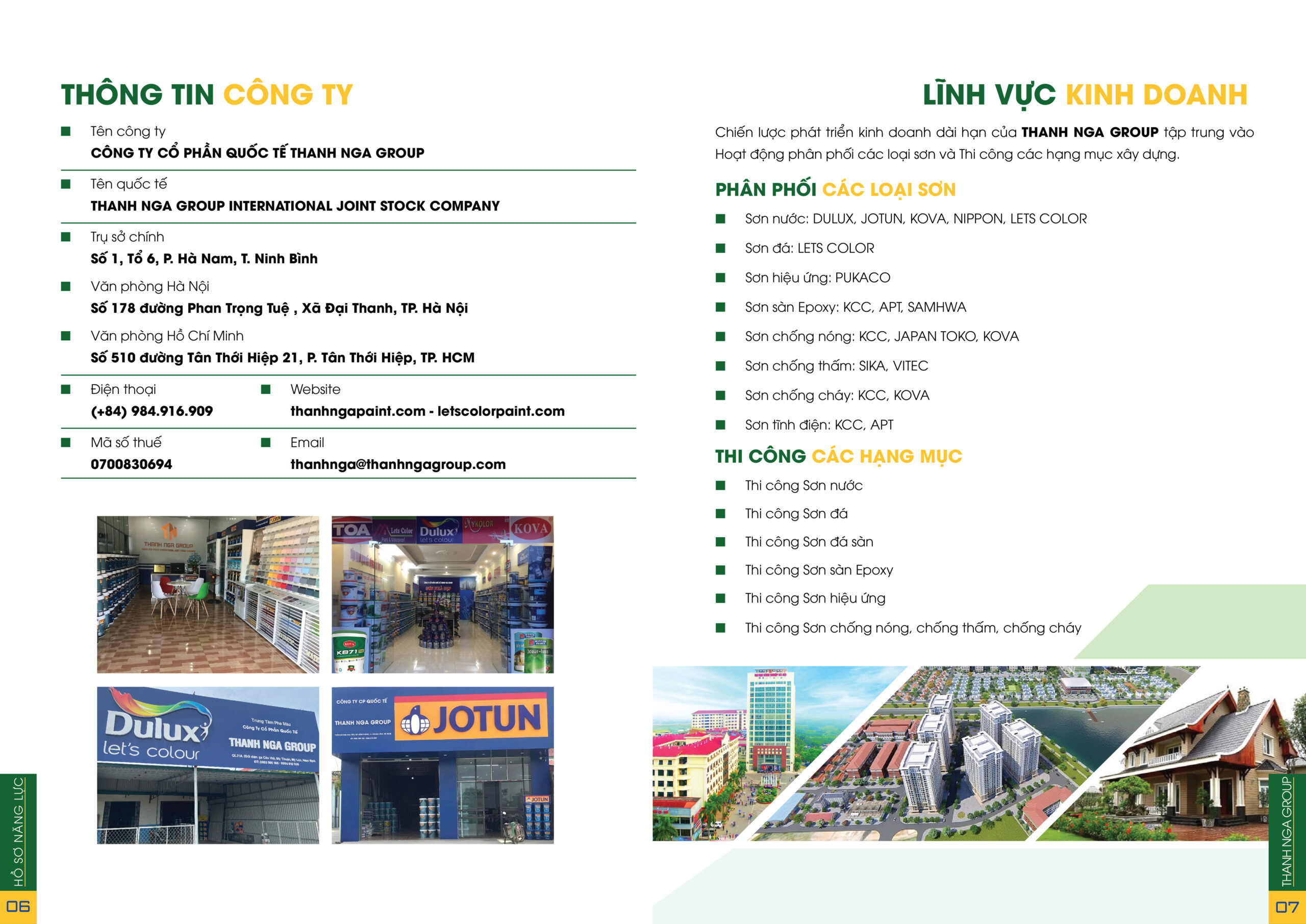 Hồ sơ năng lực Thanh Nga Paint