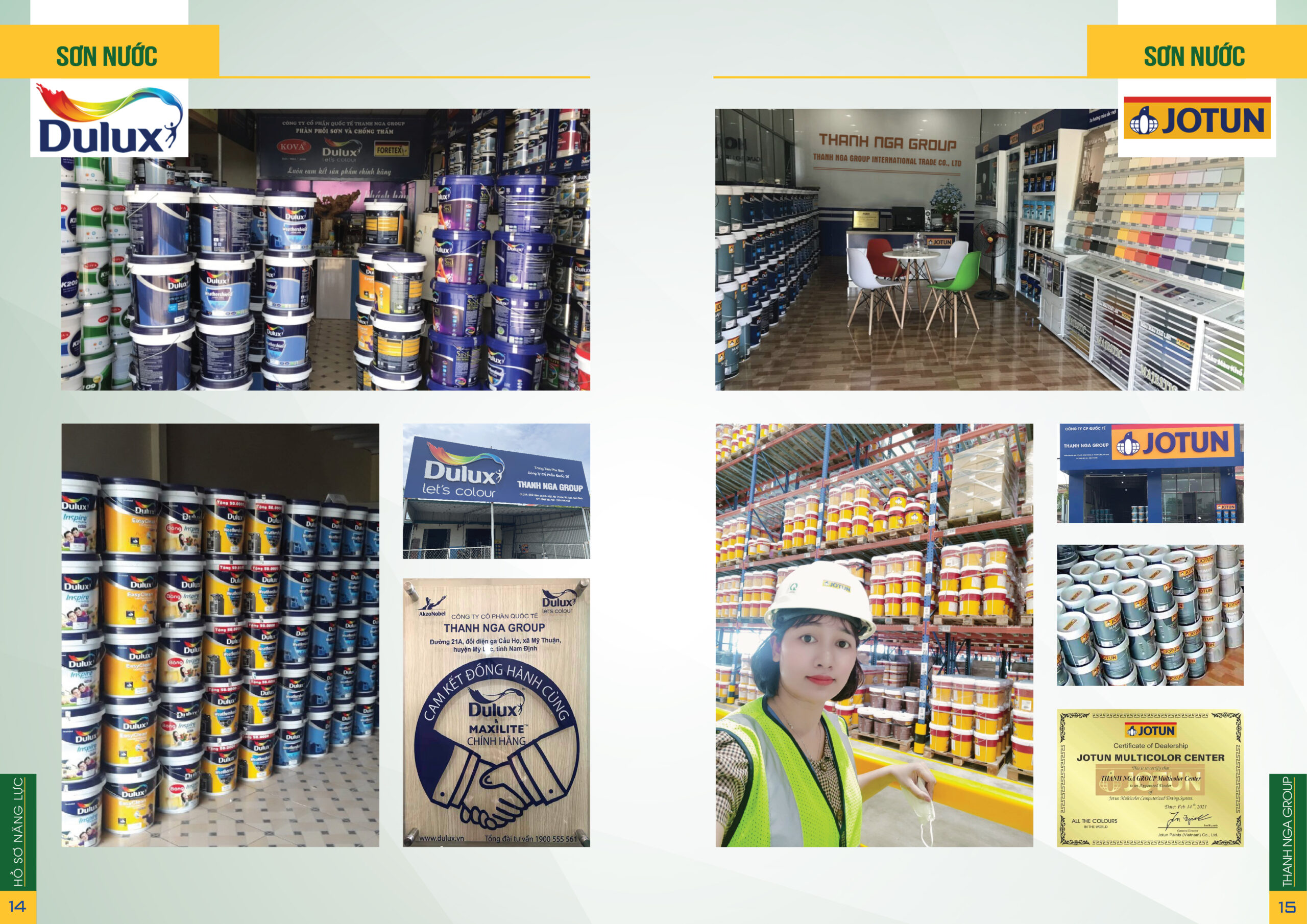 Hồ sơ năng lực Thanh Nga Paint