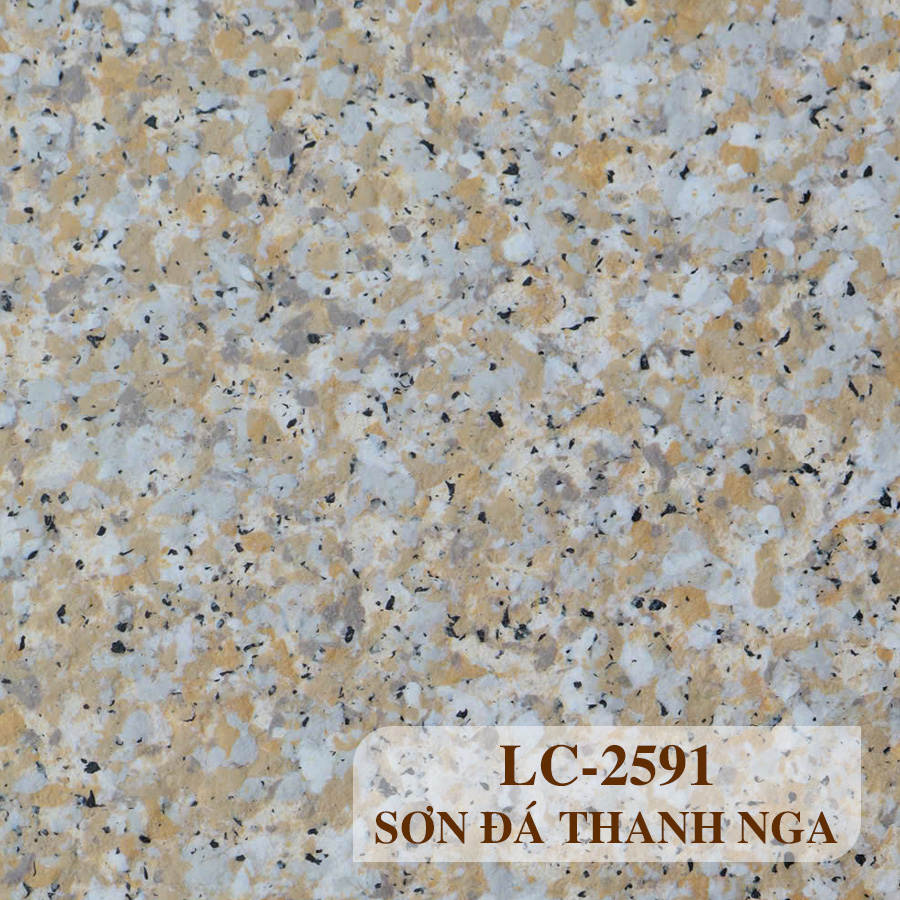 Màu 2591 - Sơn Đá Cẩm Thạch - Sơn Đá Thanh Nga