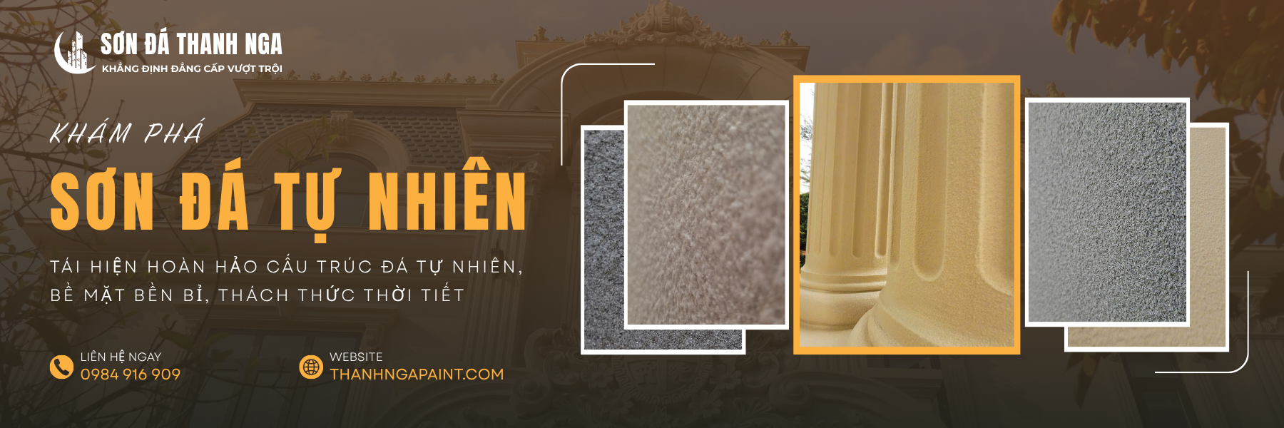 Banner website - Sơn đá tự nhiên
